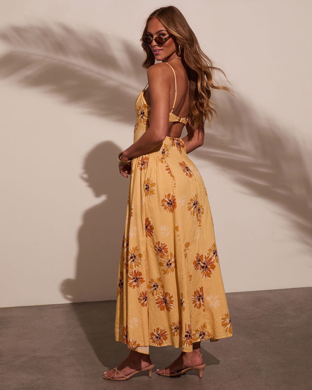 Chase The Sun Floral Maxi Dress-Vogue Logic