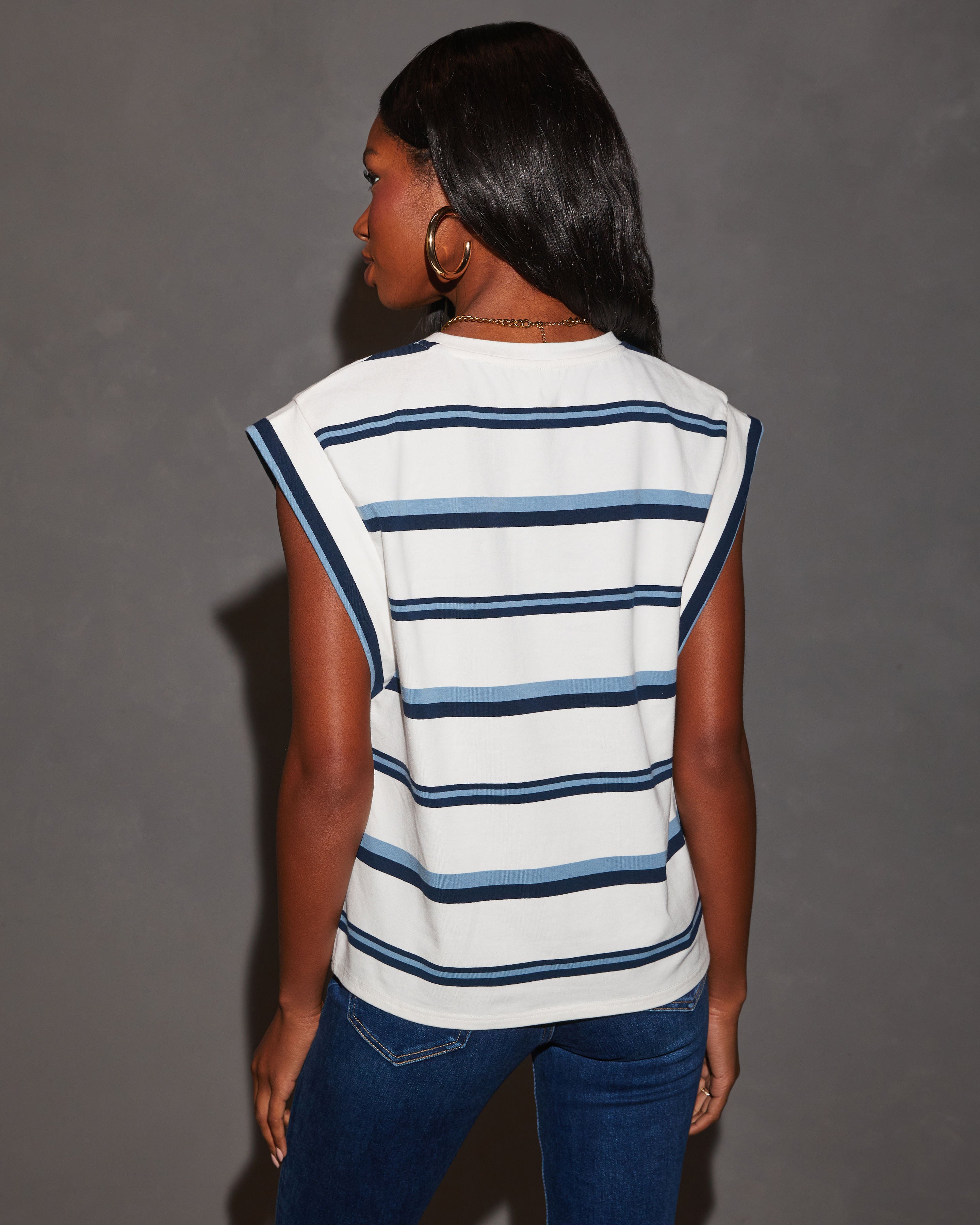 Thirst For Adventure Cotton Blend Tee-Vogue Logic