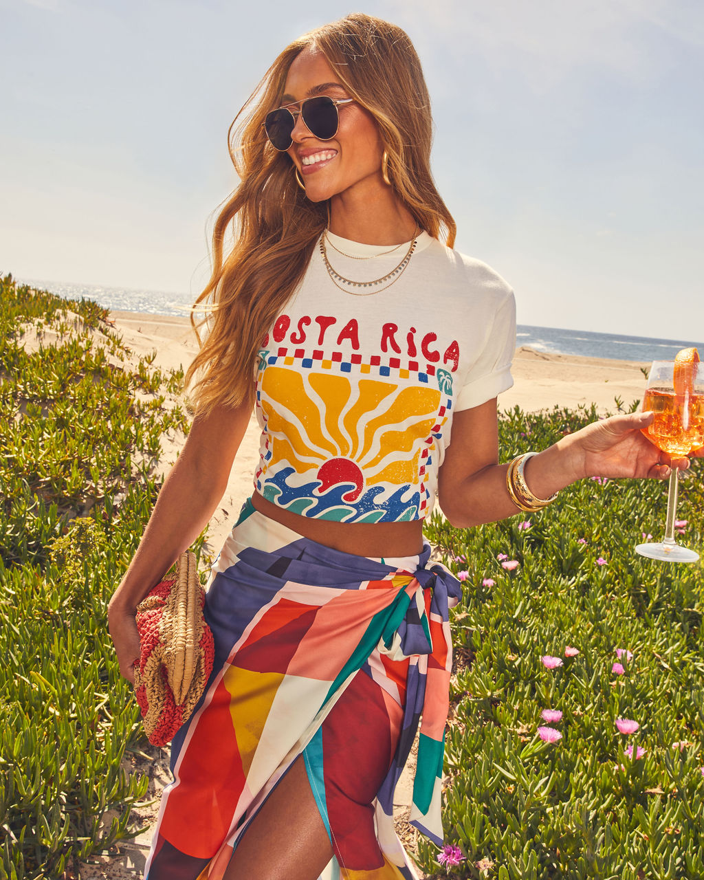 Costa Rica Short Sleeve Graphic Tee-Vogue Logic