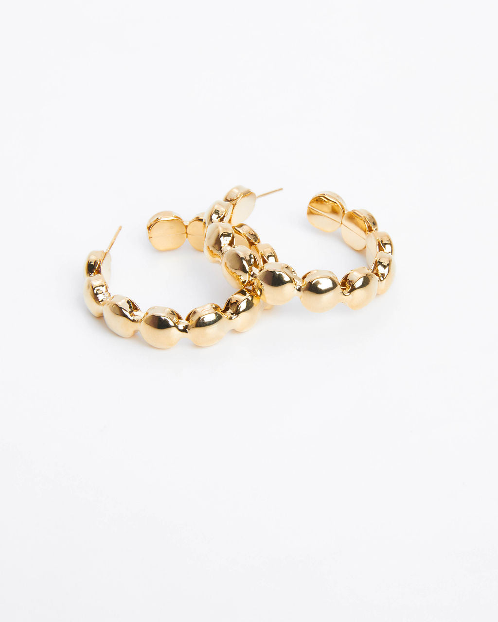 Dilara Bubble Hoop Earrings-Vogue Logic