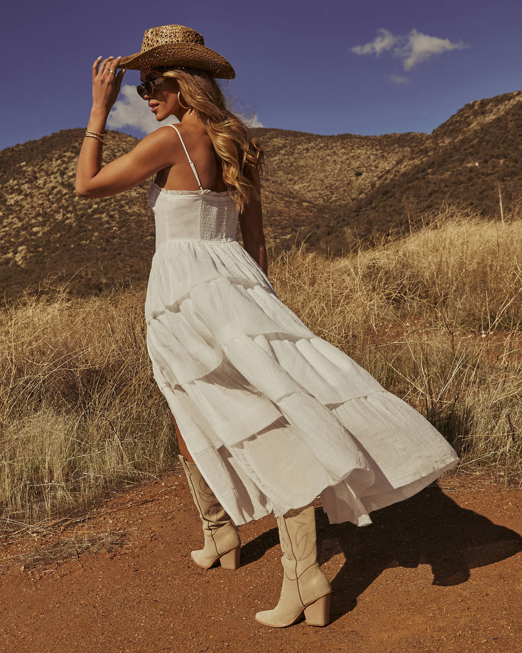 Andy Bustier Flyaway Tunic Top-Vogue Logic