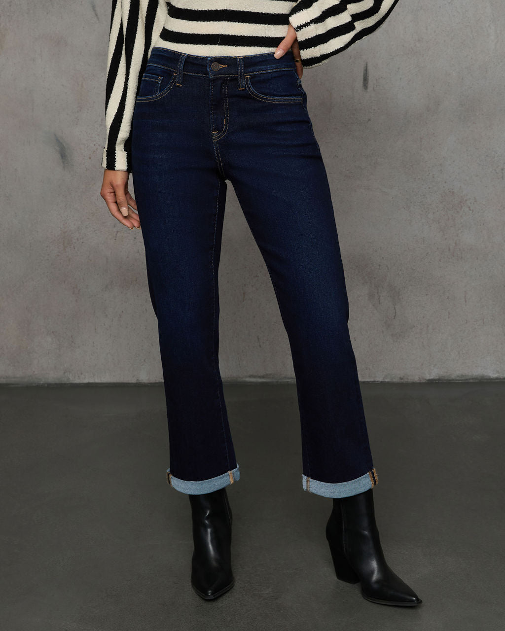 Starlin Super Stretch Straight Leg Jeans-Vogue Logic