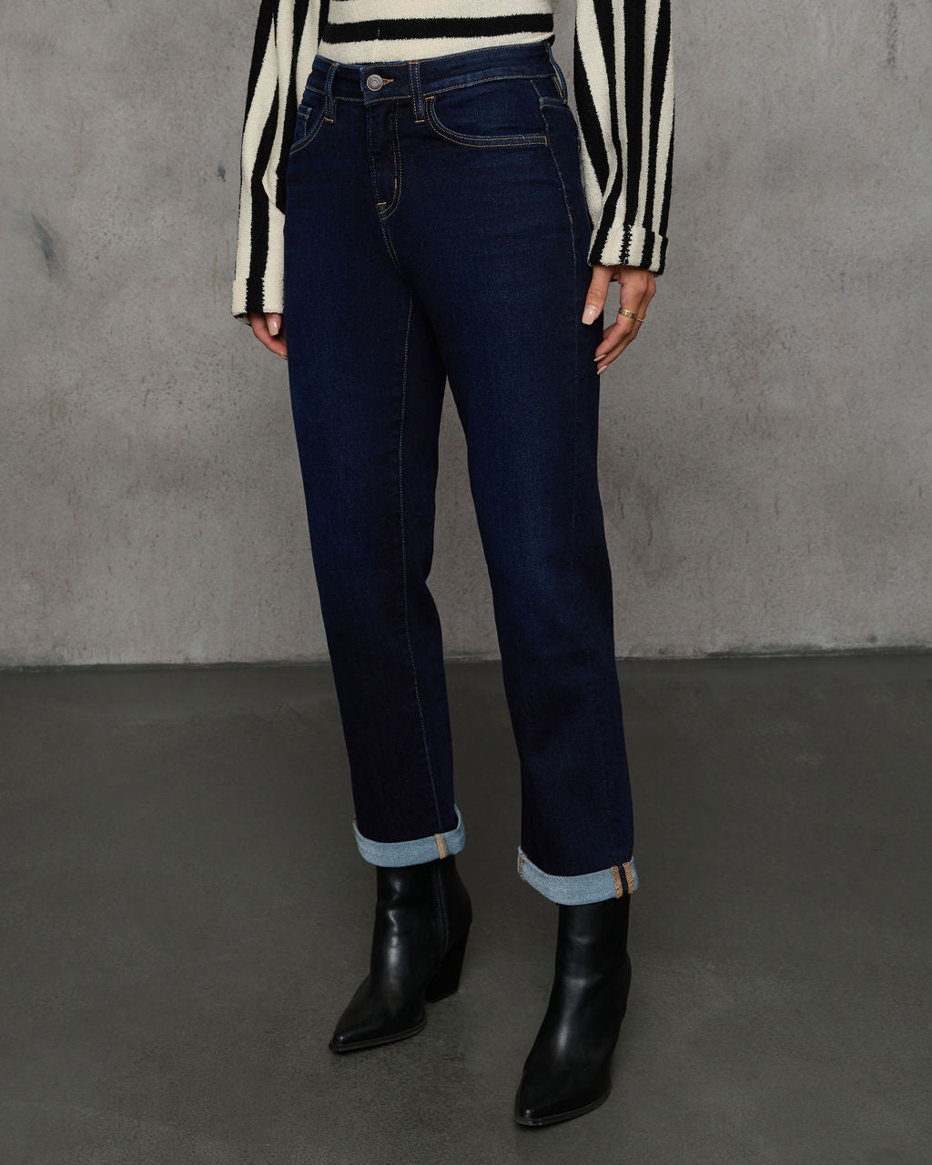 Starlin Super Stretch Straight Leg Jeans-Vogue Logic