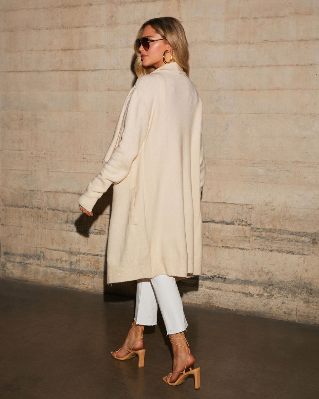 Fireside Pocketed Knit Cardigan-Vogue Logic