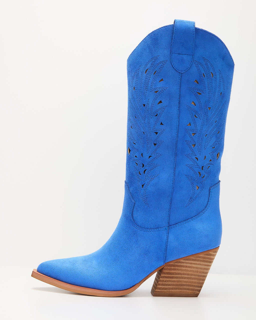 Arnell Laser Cut Western Boot-Vogue Logic