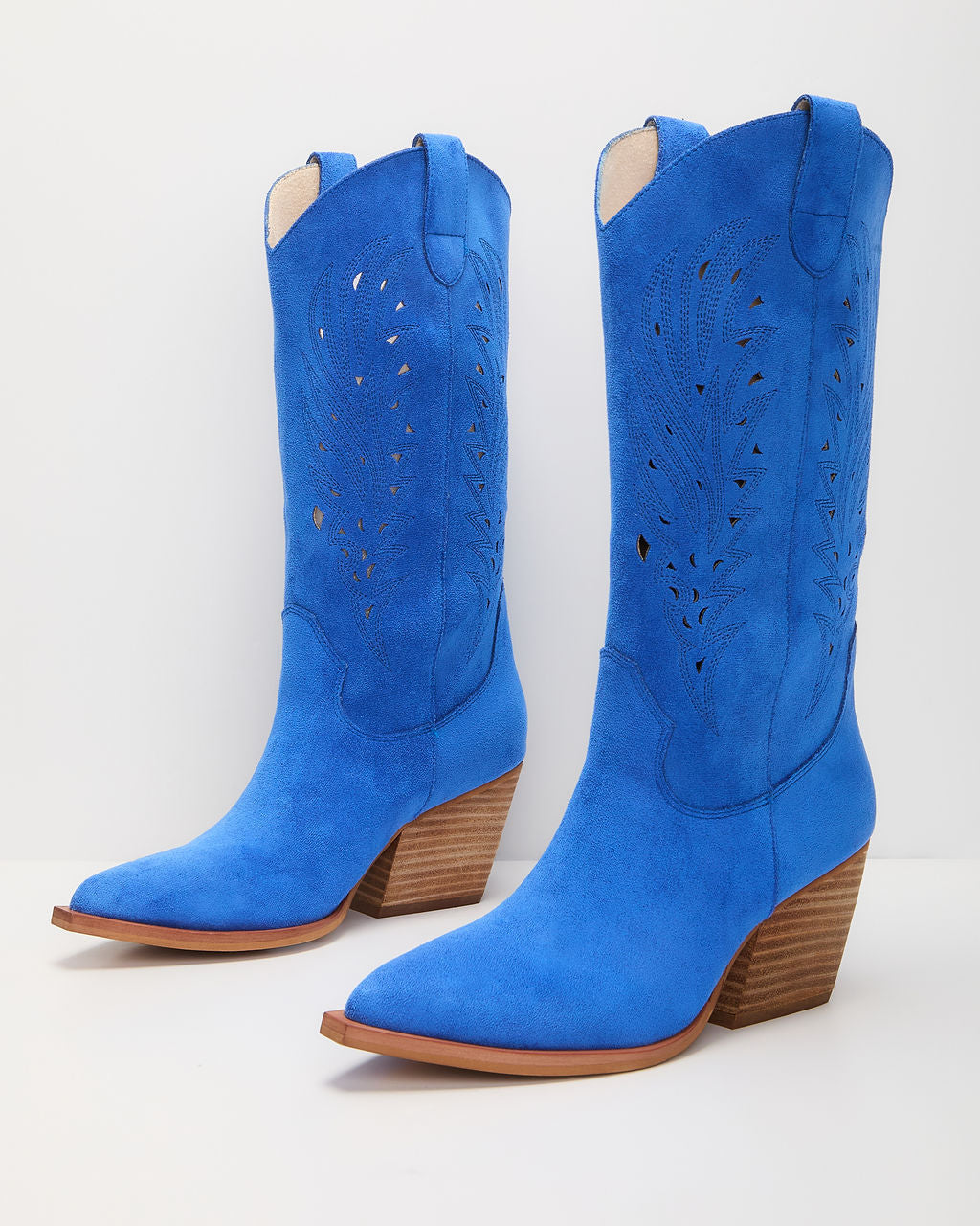 Arnell Laser Cut Western Boot-Vogue Logic