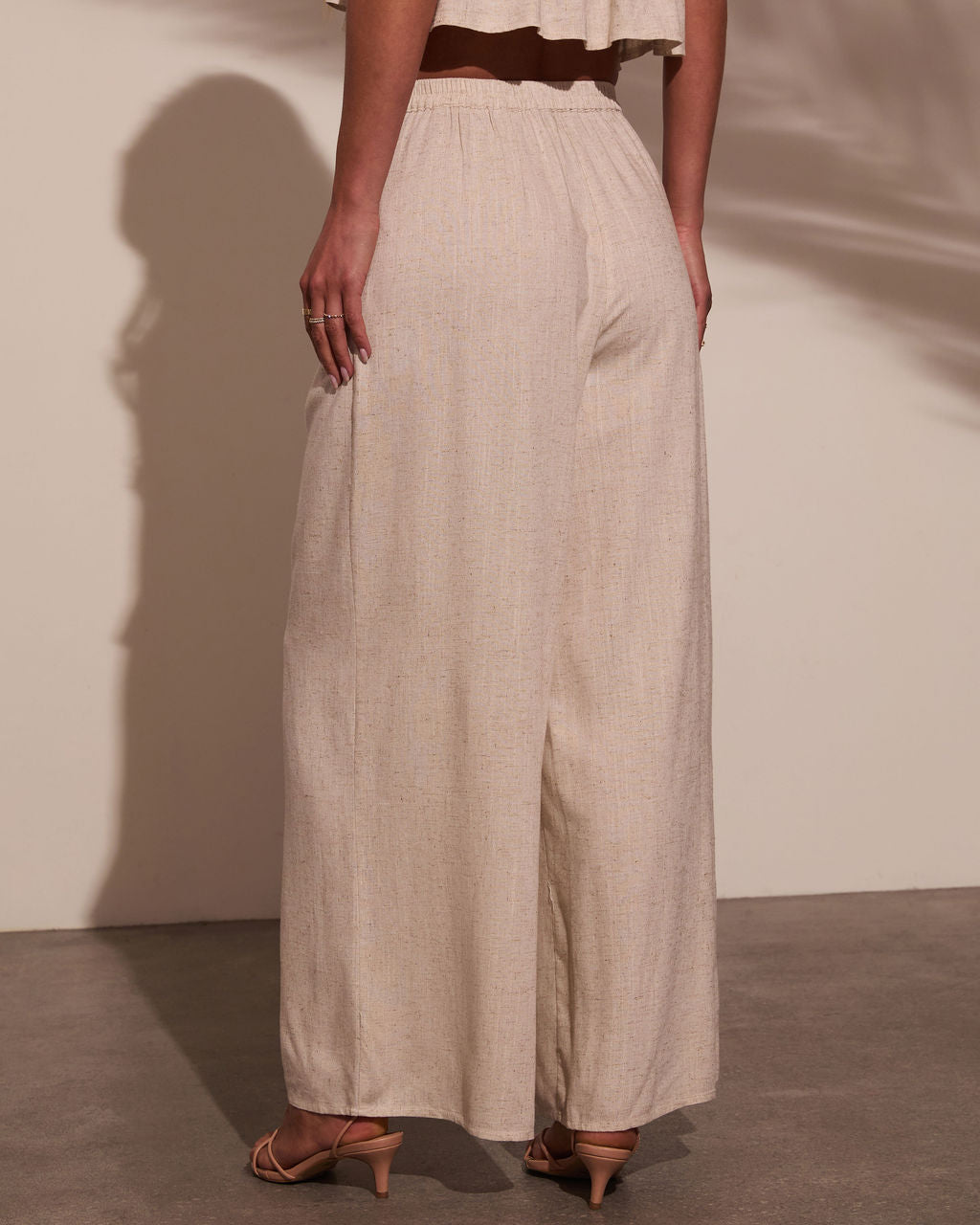 Pipper Pleated Linen Pant-Vogue Logic