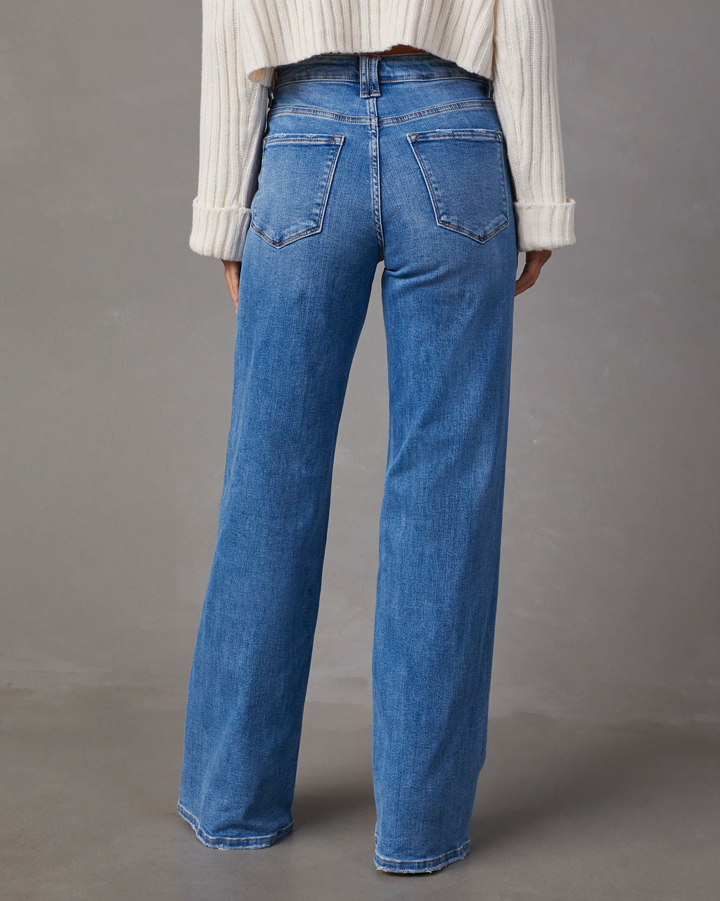 Charley High Rise Wide Leg Stretch Jeans-Vogue Logic