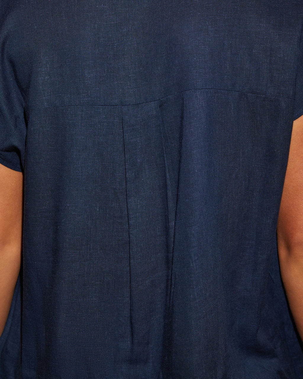 Darby Short Sleeve Linen Blend Button Down-Vogue Logic