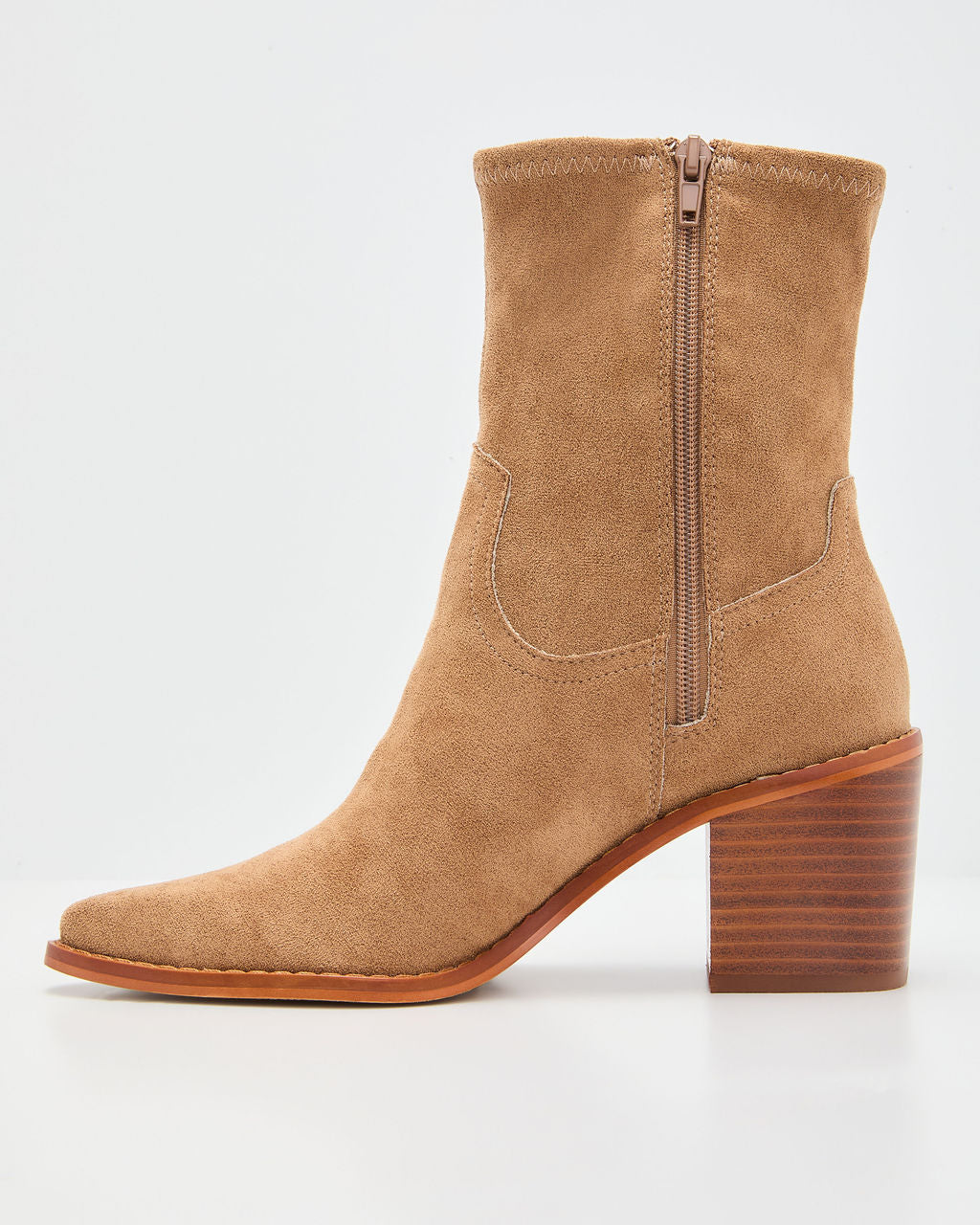 Alexie Suede Bootie-Vogue Logic