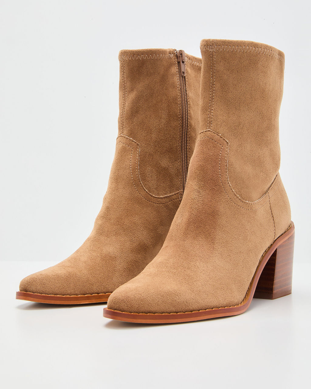 Alexie Suede Bootie-Vogue Logic