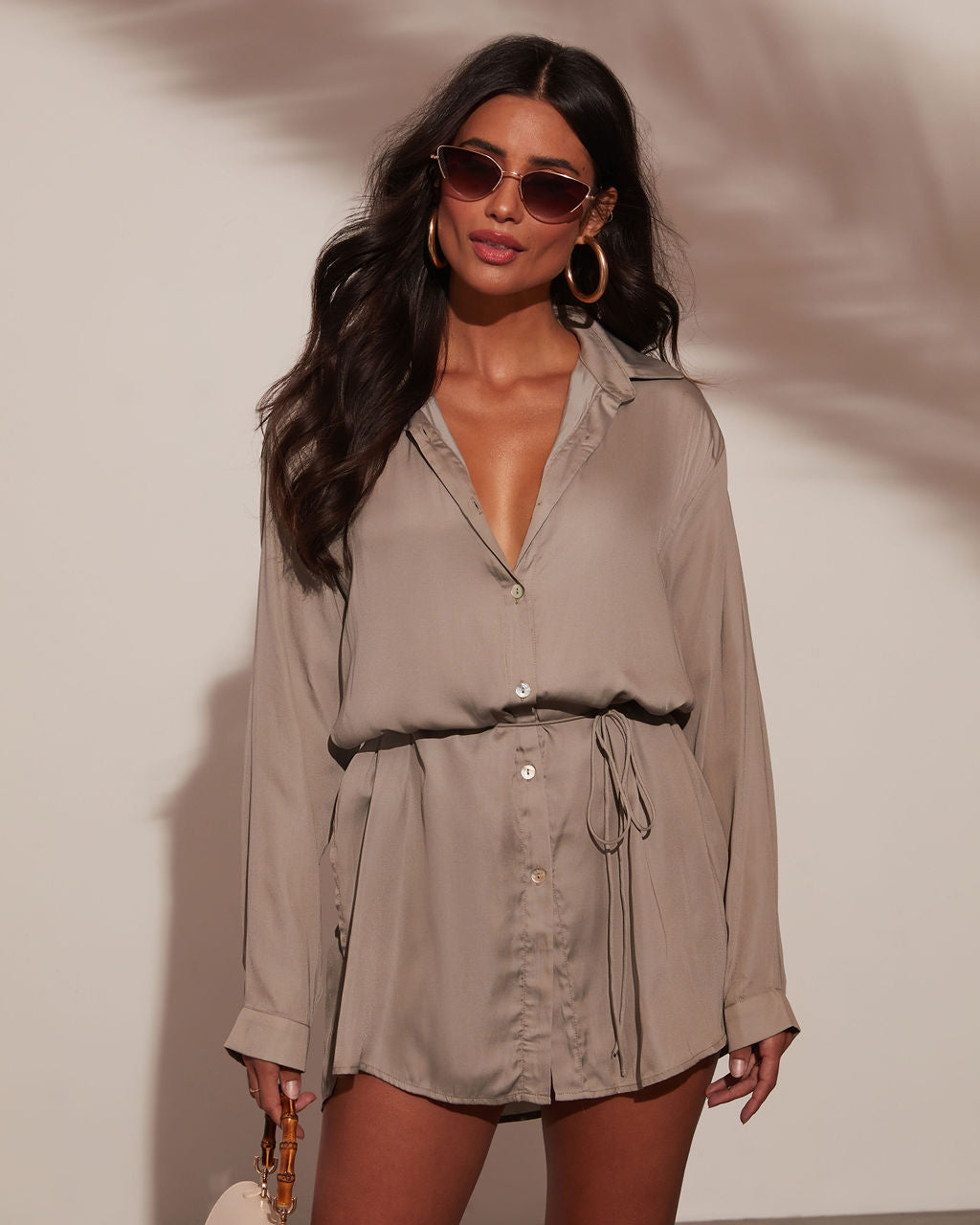 Grinnell Button Front Romper-Vogue Logic