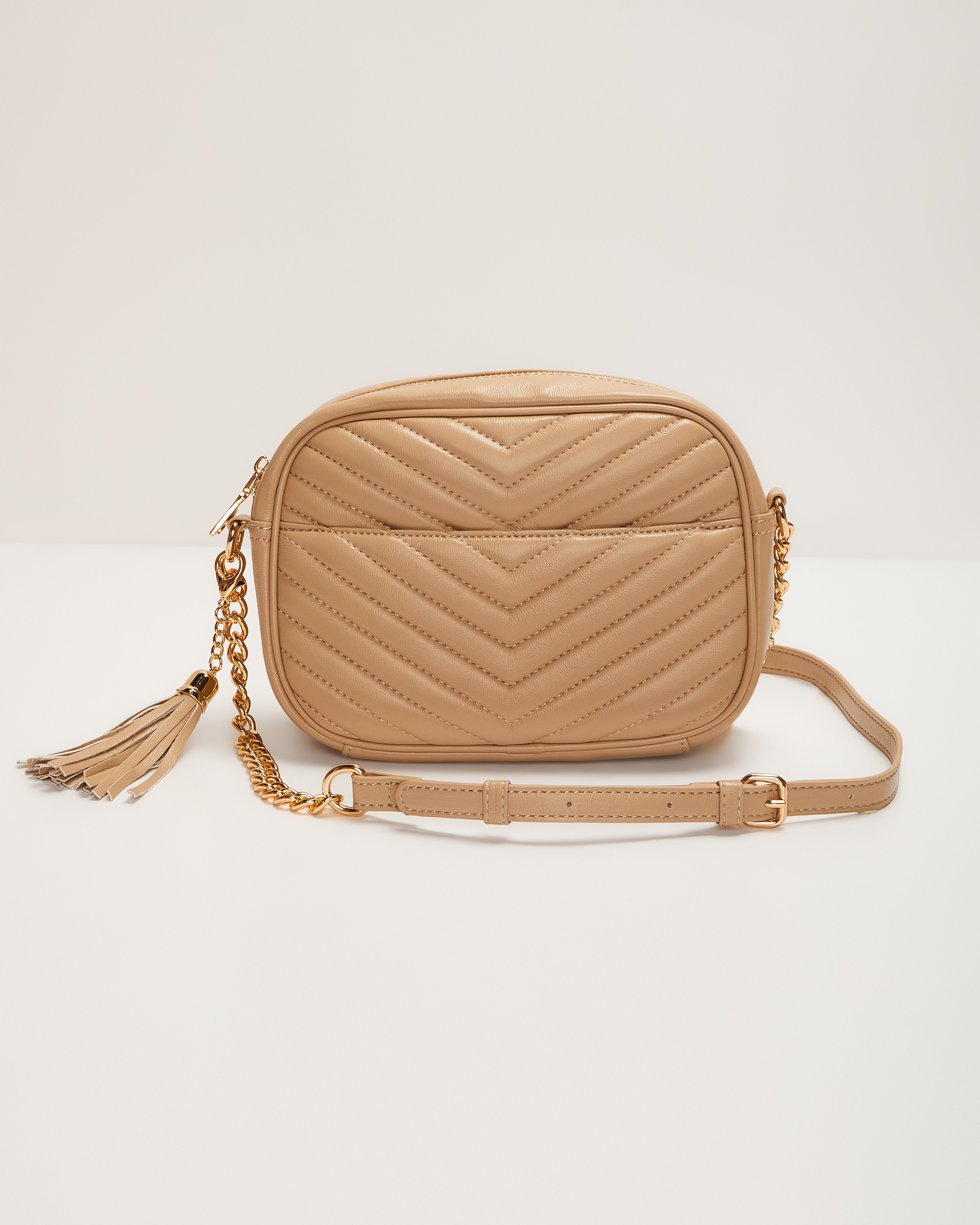 Marceli Chevron Crossbody Camera Bag-Vogue Logic