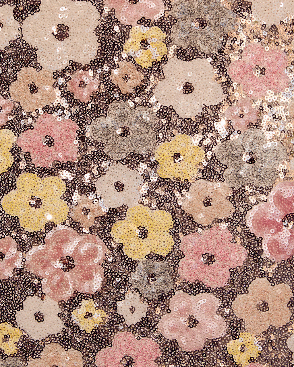 Bloomlight Floral Sequin Maxi Dress-Vogue Logic