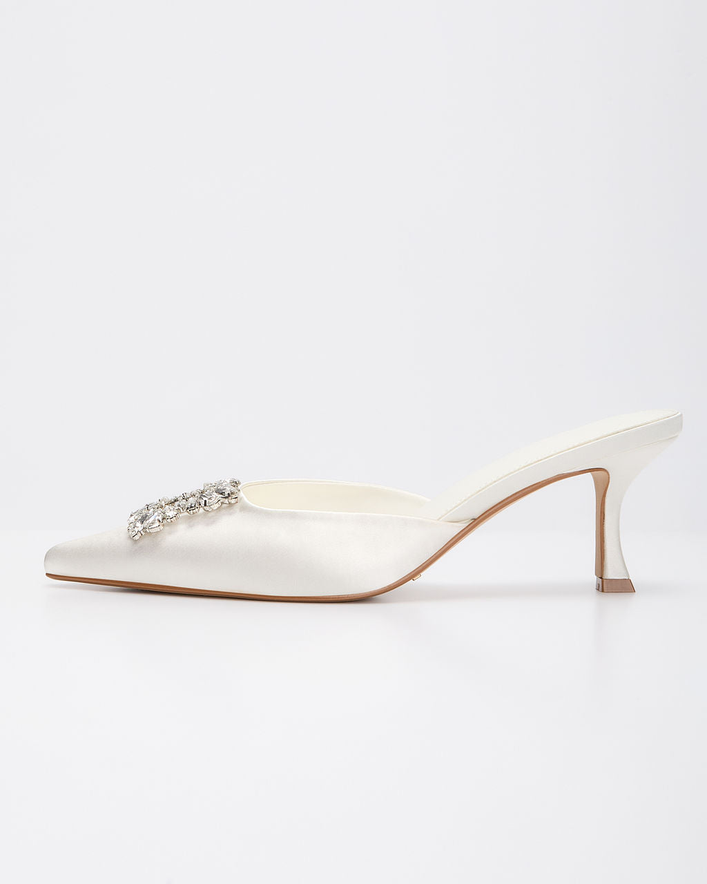 Lets Dance Rhinestone Buckle Mule-Vogue Logic