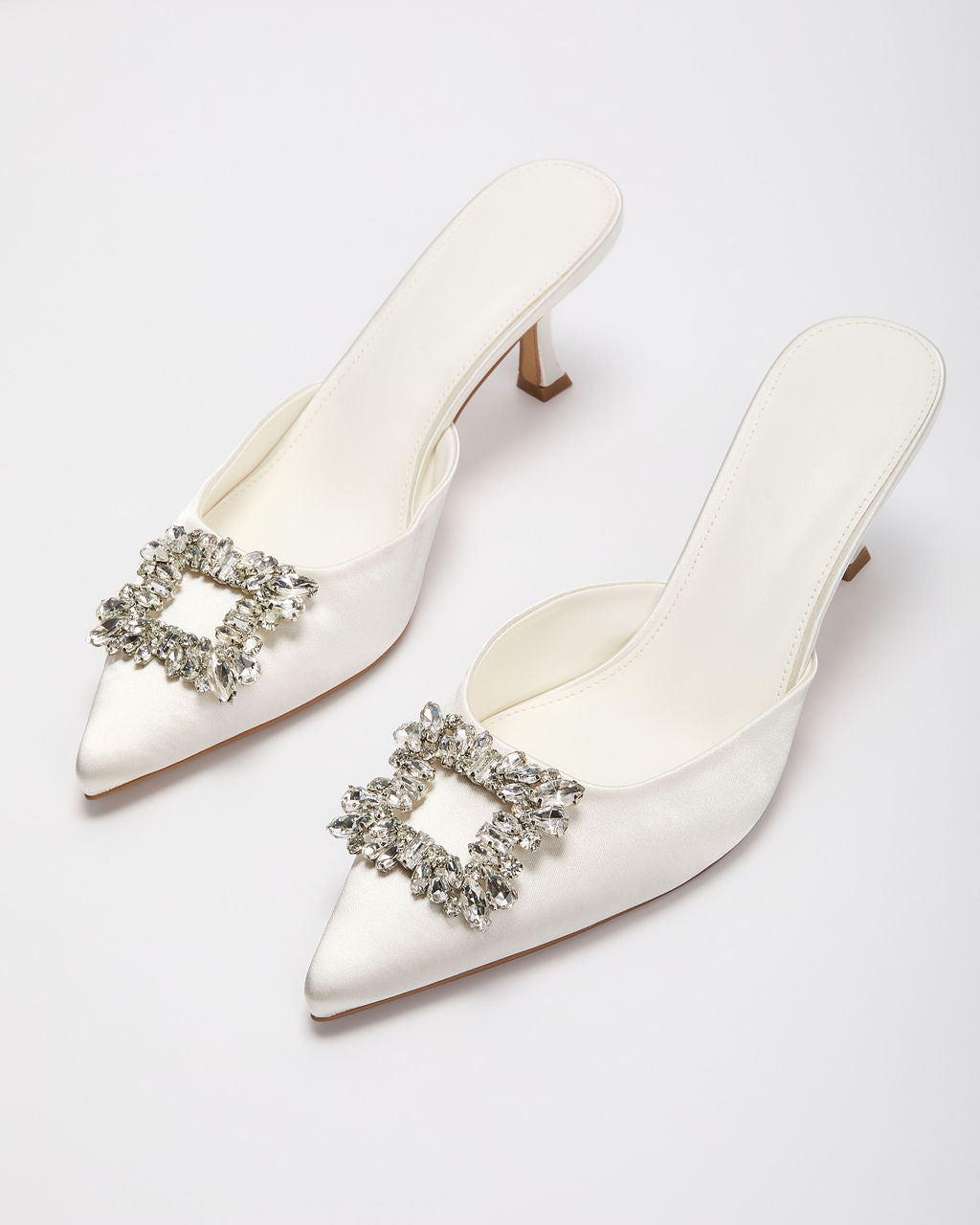 Lets Dance Rhinestone Buckle Mule-Vogue Logic