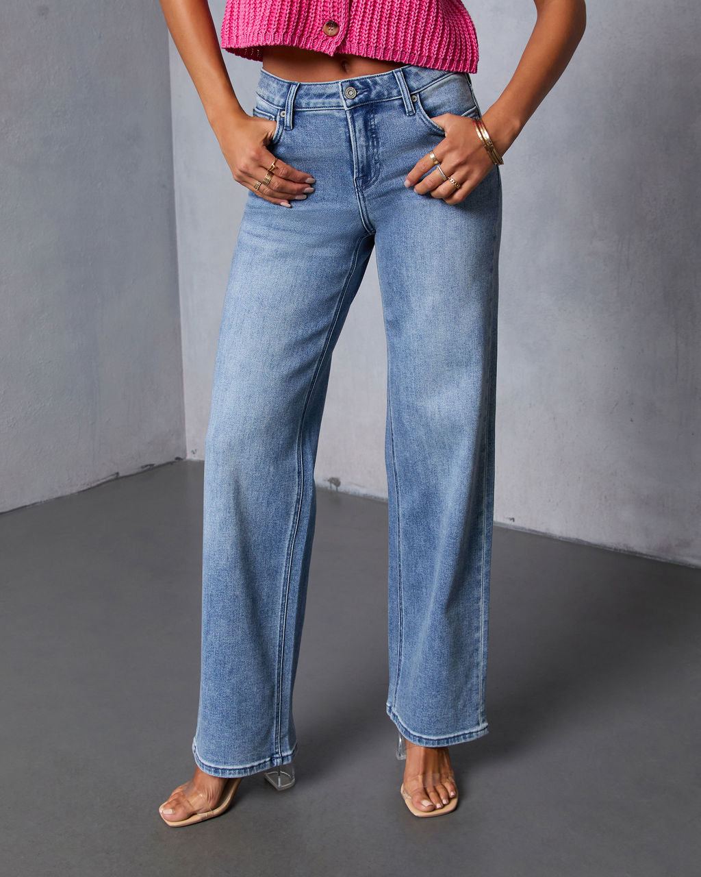 Prestin Super Stretch Relaxed Fit Jeans-Vogue Logic