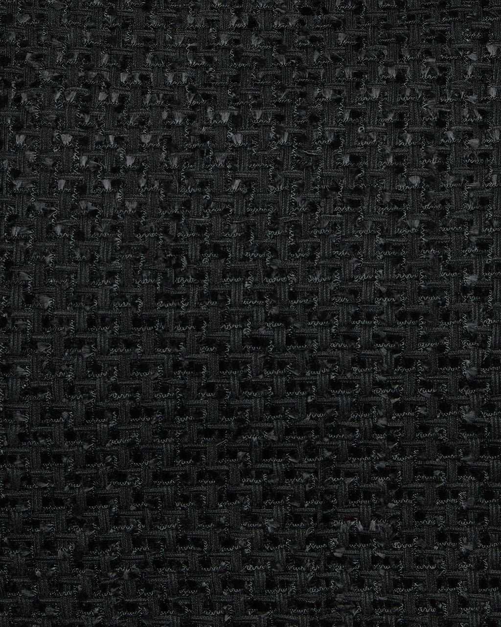 Liliane Cropped Collarless Tweed Top-Vogue Logic