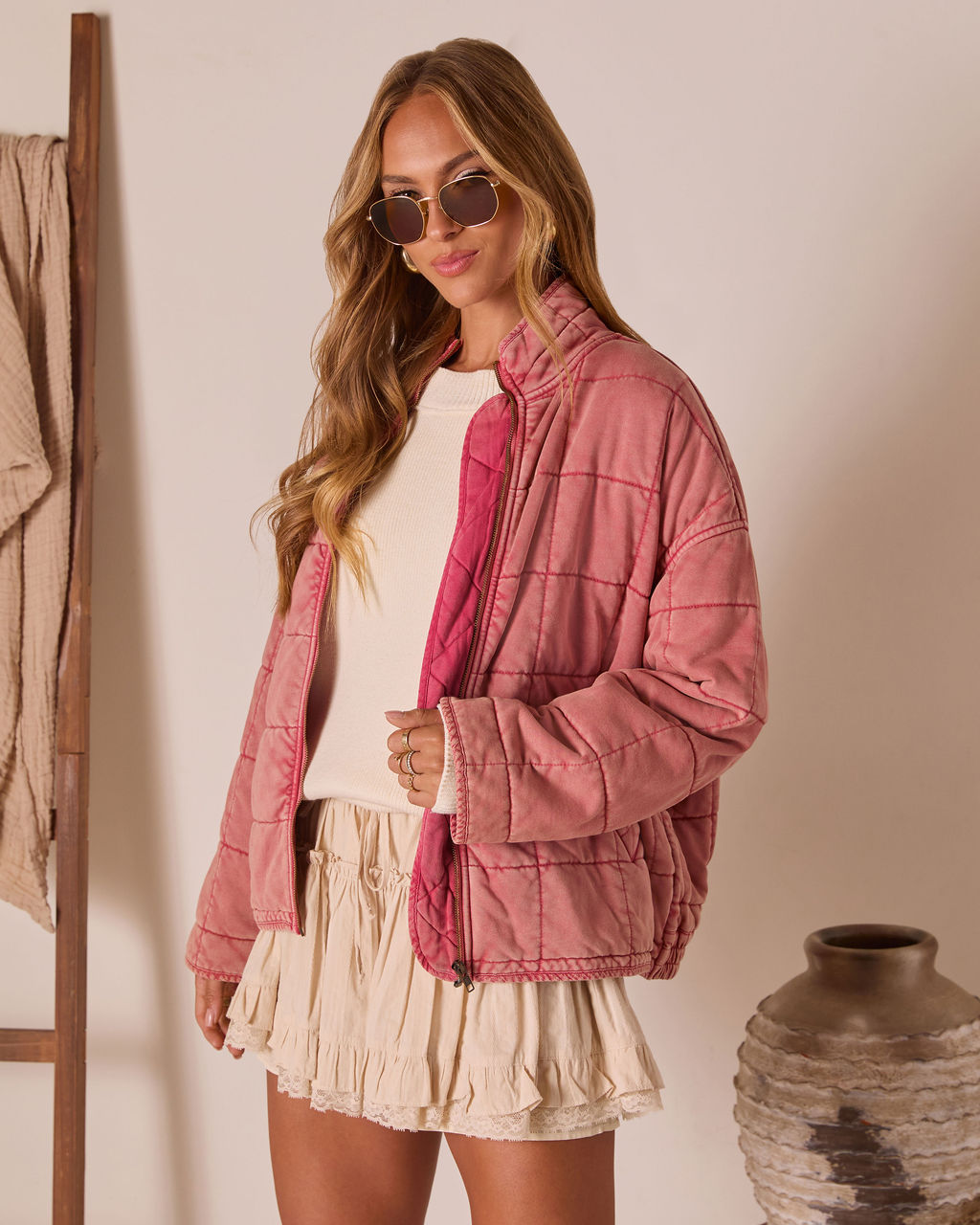 Arianne Quilted Jacket-Vogue Logic