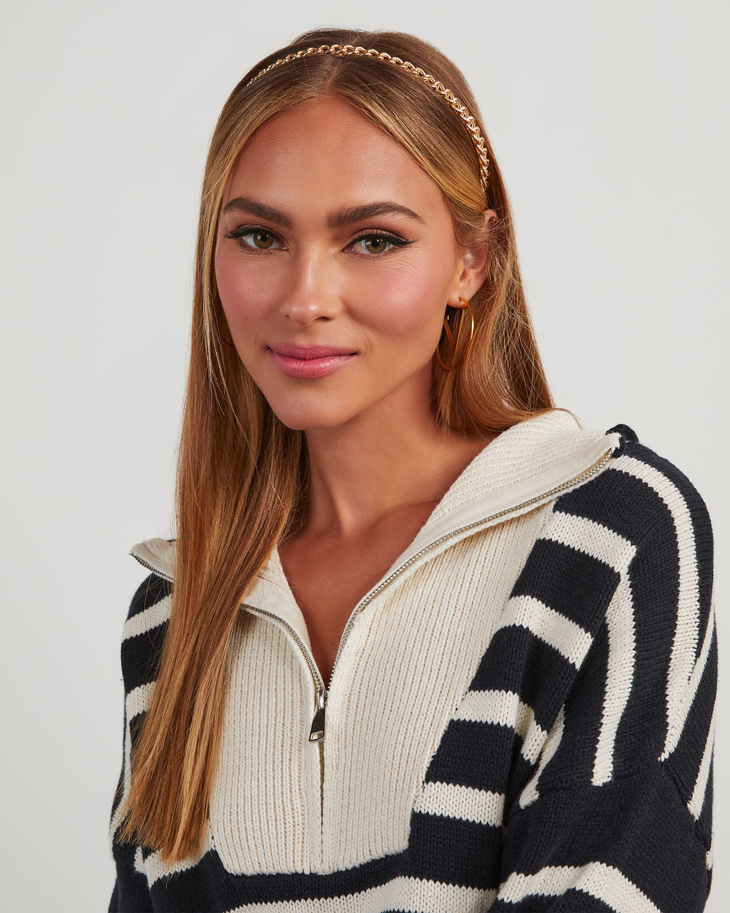 Harlie Chain Headband-Vogue Logic