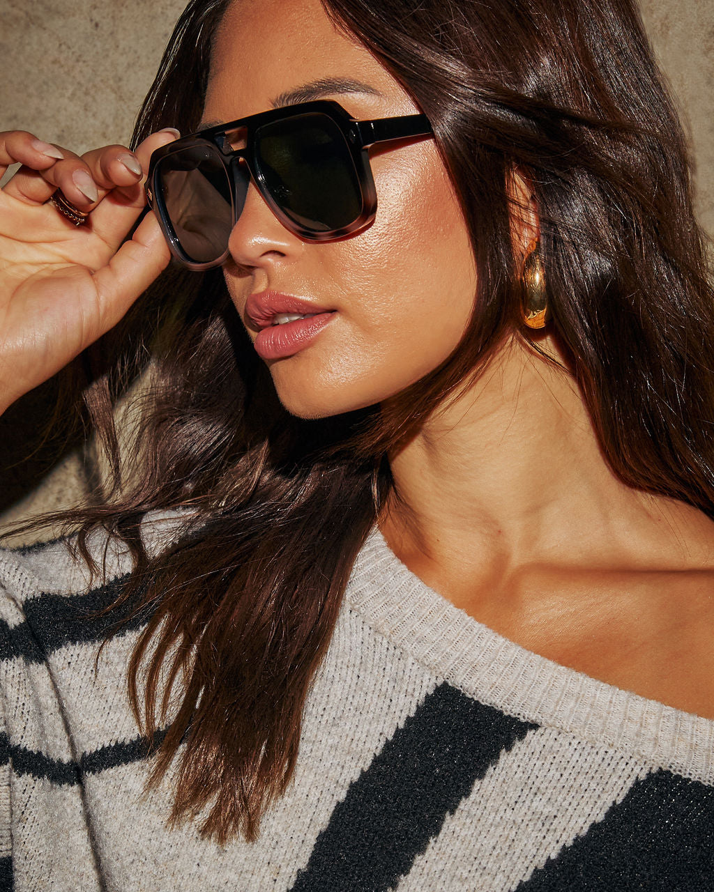 City Slicker Aviator Sunglasses-Vogue Logic