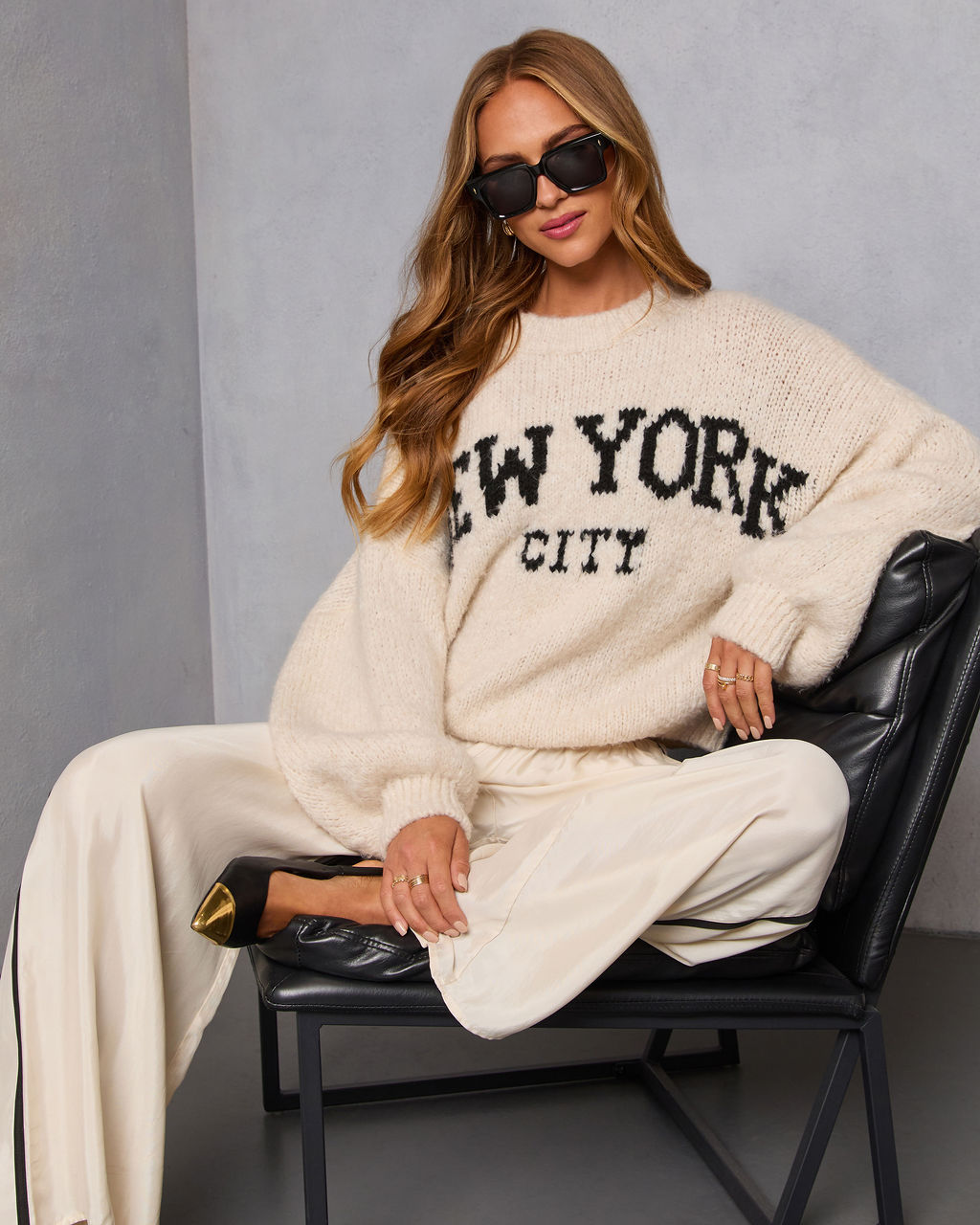 City Core NYC Crew Neck Sweater-Vogue Logic