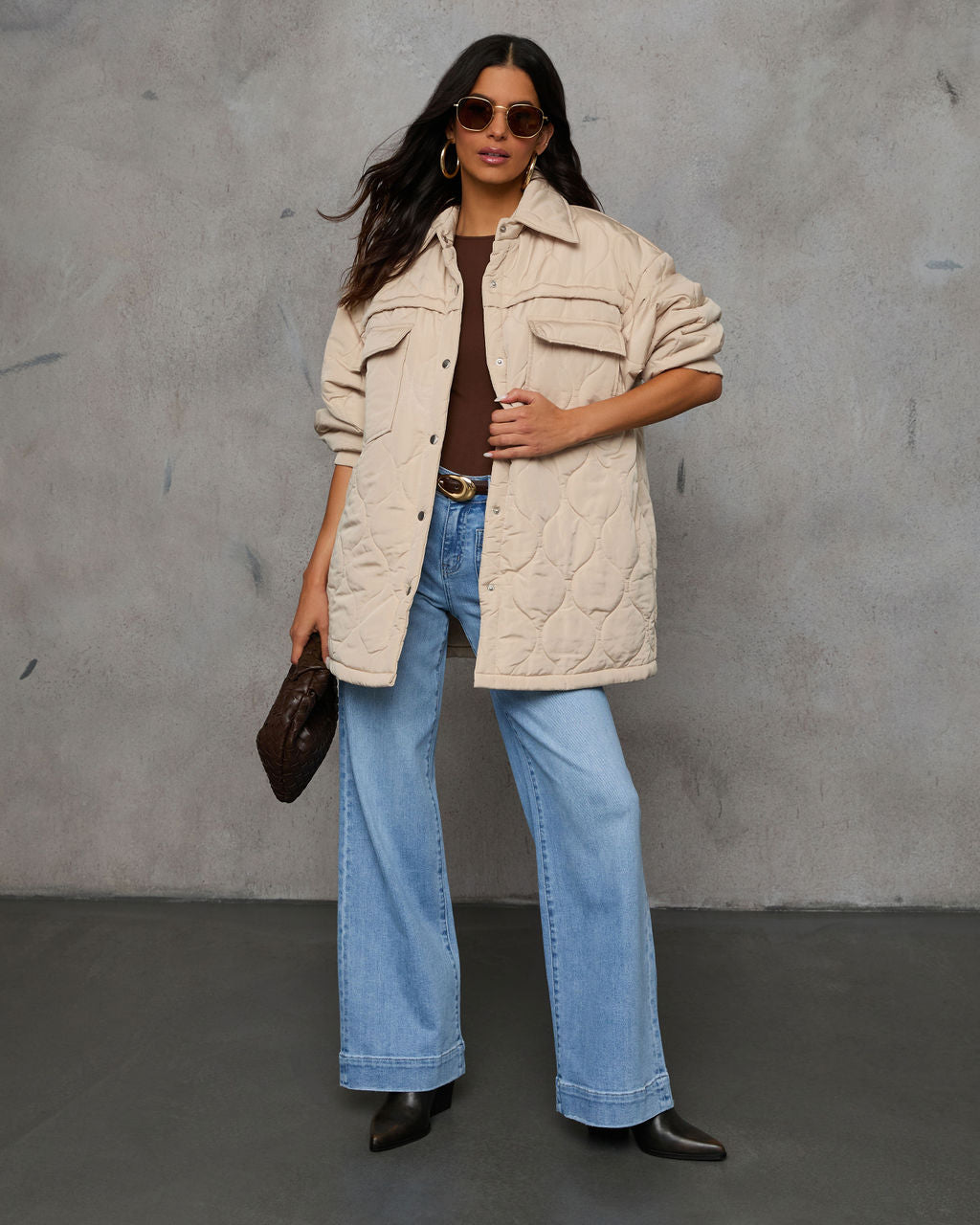 Chilly Morning Lightweight Quilted Jacket-Vogue Logic