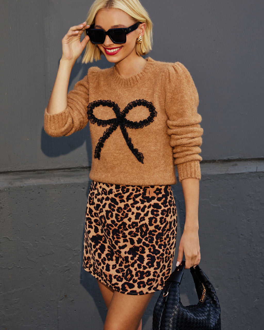 Get Wild Animal Print Mini Skirt-Vogue Logic