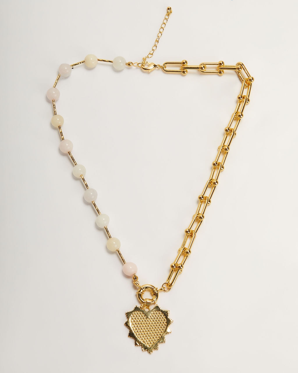 Sophia 18K Gold Plated Heart Necklace-Vogue Logic