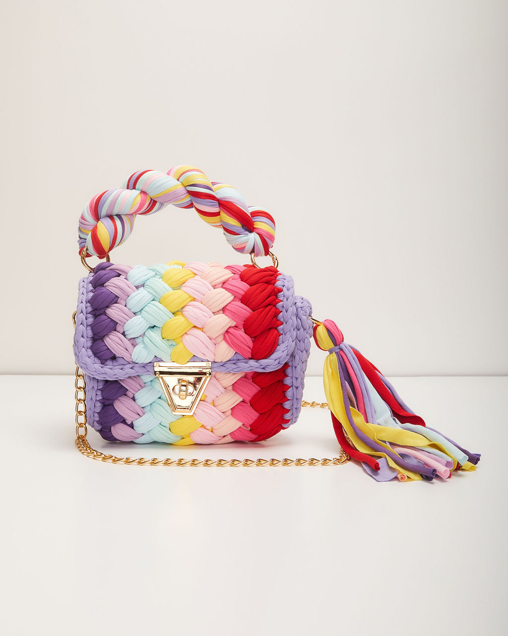Resort Only Braided Top Handle Bag-Vogue Logic