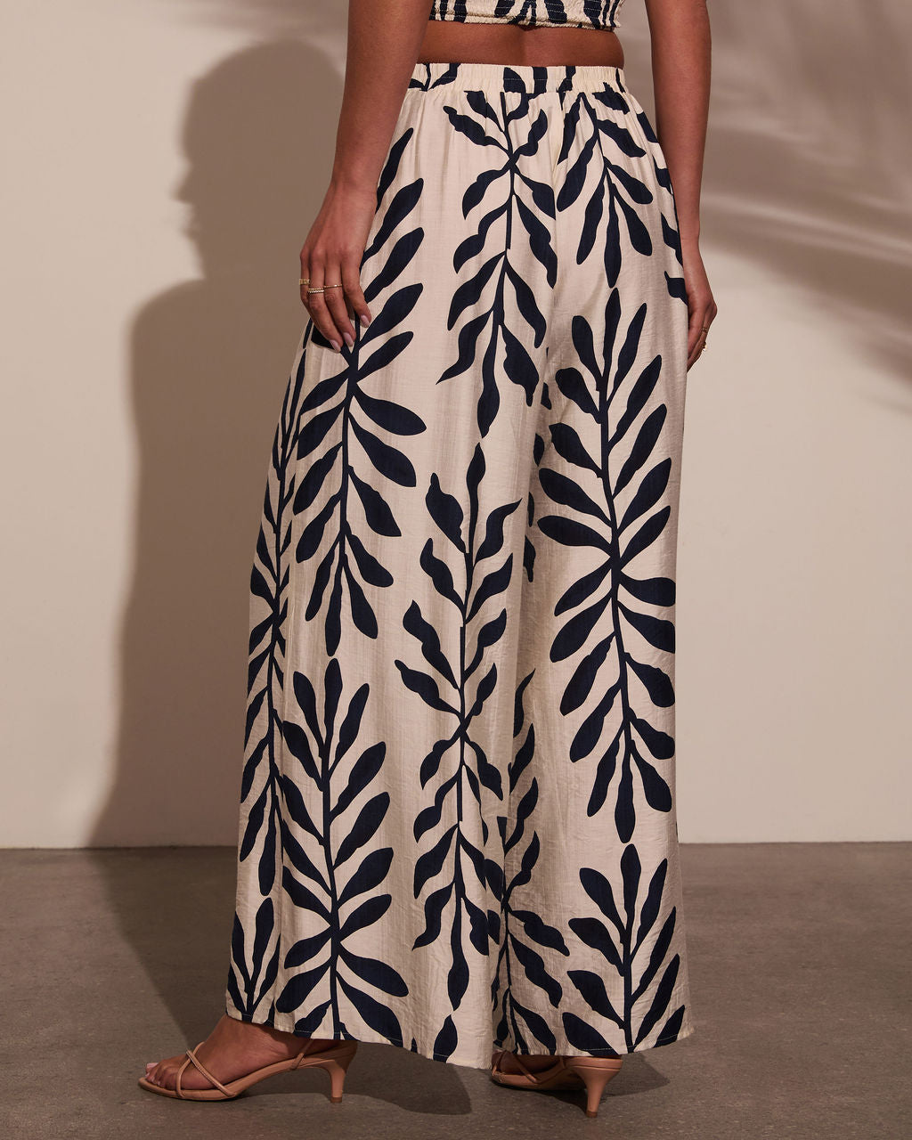 Sol Escape Tropical Drawstring Pants-Vogue Logic