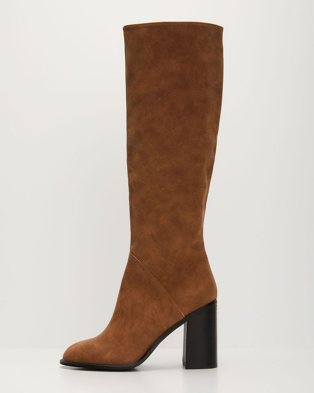 Always Here Block Heel Knee High Boots-Vogue Logic