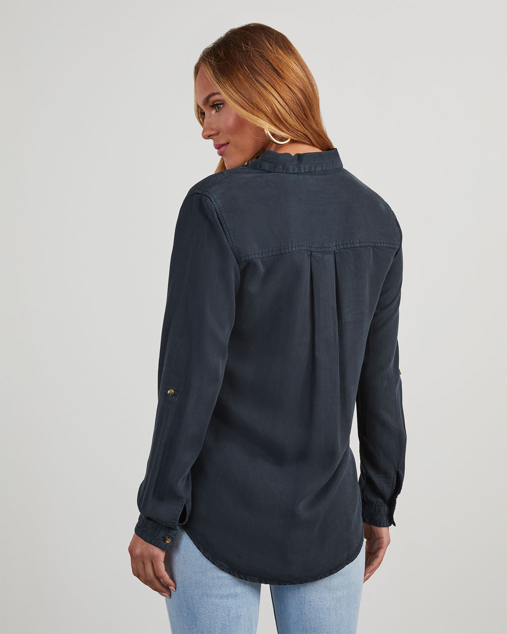 Katana Chambray Utility Top-Vogue Logic