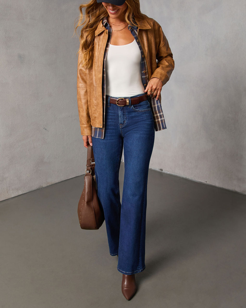 Camelle Super Stretch Flare Jeans-Vogue Logic