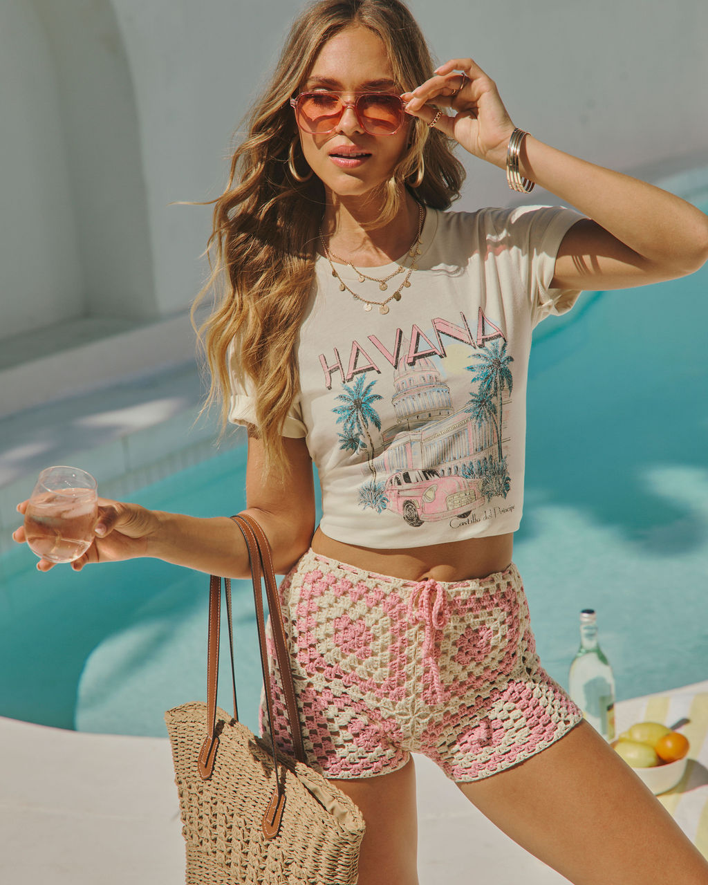 Havana Short Sleeve Graphic Tee-Vogue Logic