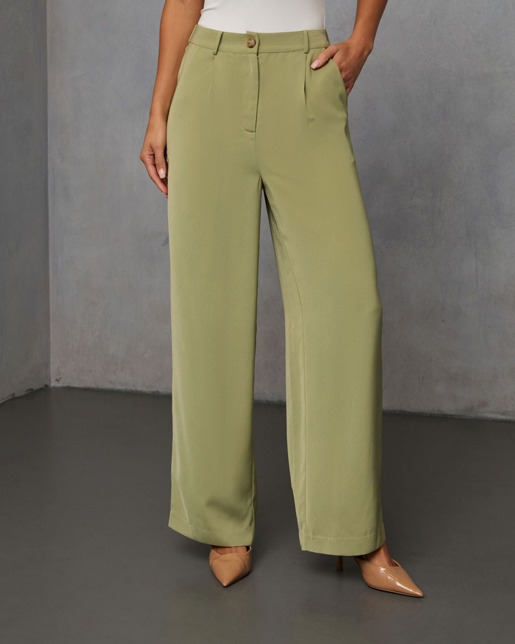Glow Getter Pleated Trouser-Vogue Logic