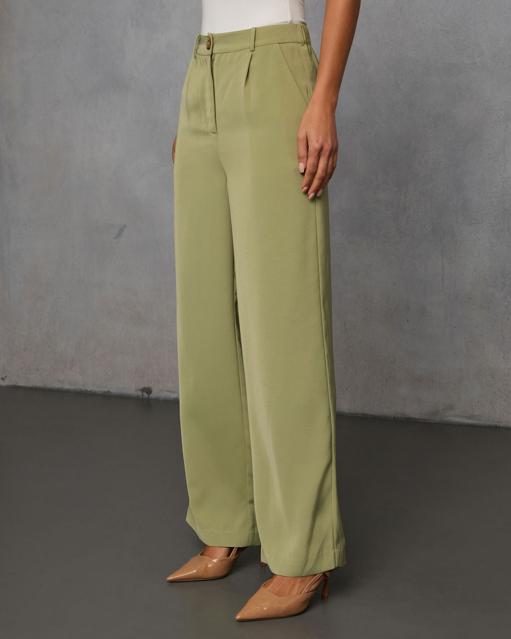 Glow Getter Pleated Trouser-Vogue Logic