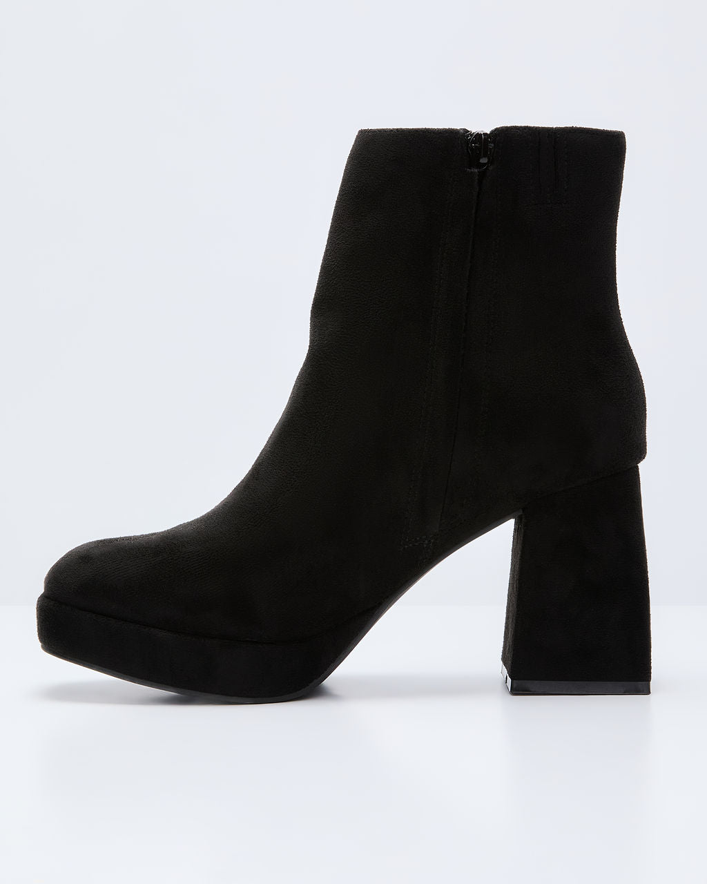 Maxxie Faux Suede Platform Bootie-Vogue Logic