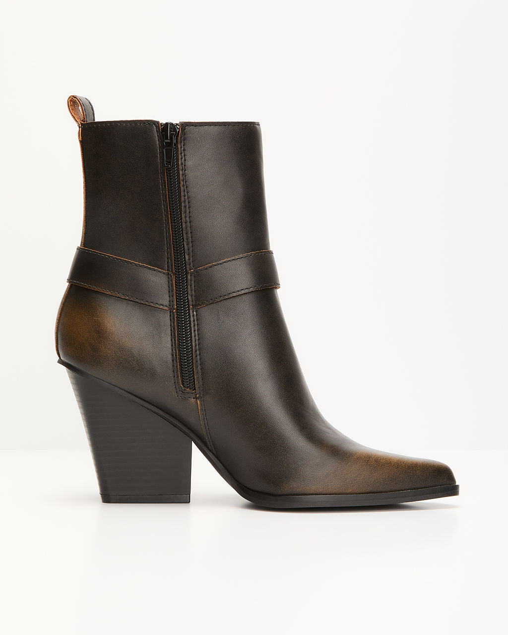 Neptune Western Ankle Boots-Vogue Logic