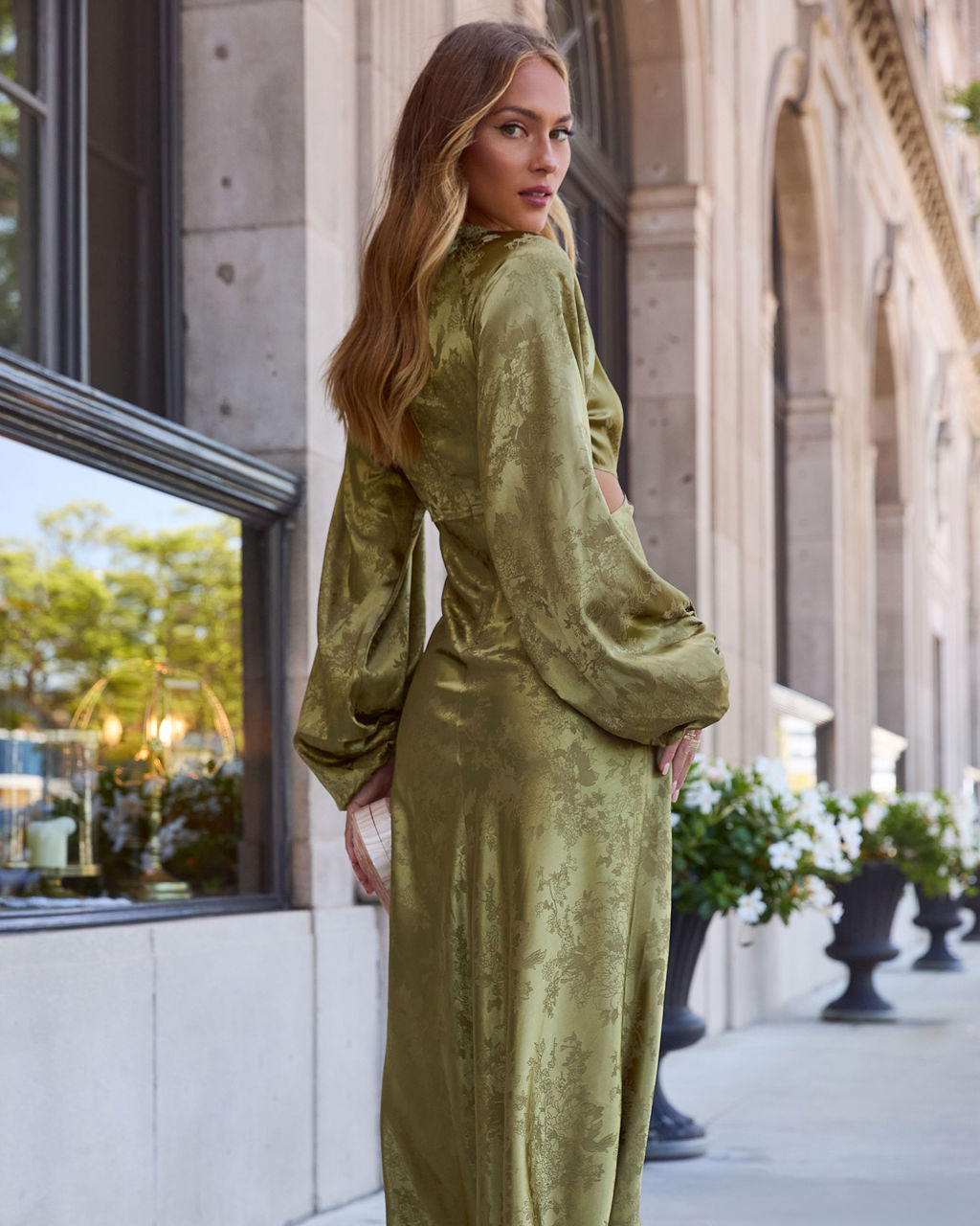 Under My Spell Cutout Maxi Dress-Vogue Logic