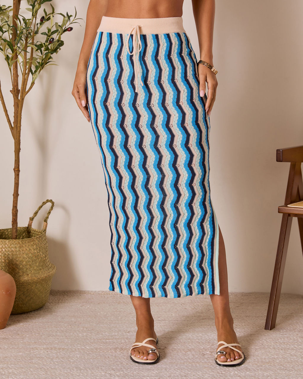 Antarie Knit Maxi Skirt-Vogue Logic