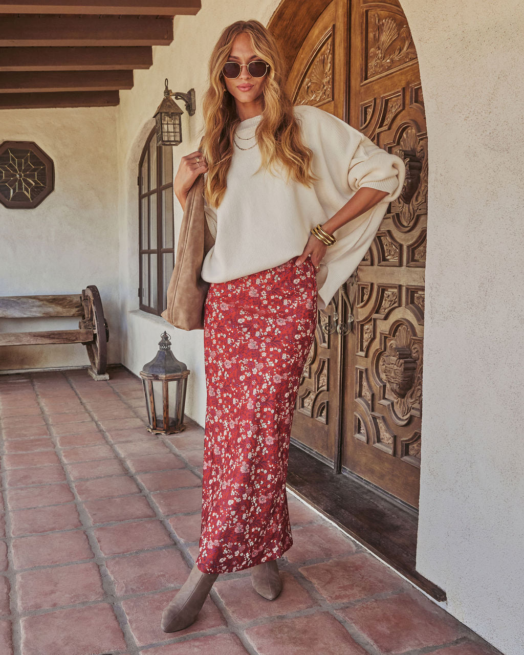 Elouise Knit Oversized Pullover Sweater-Vogue Logic