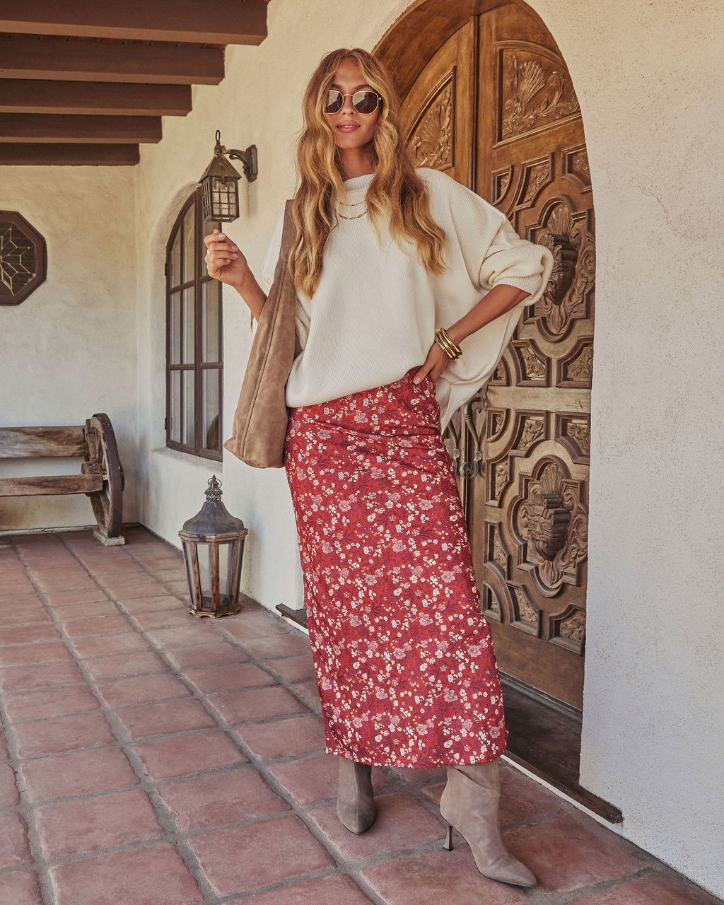 Elouise Knit Oversized Pullover Sweater-Vogue Logic