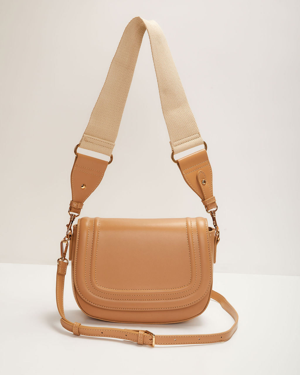 Clove Wide Strap Crossbody Bag-Vogue Logic