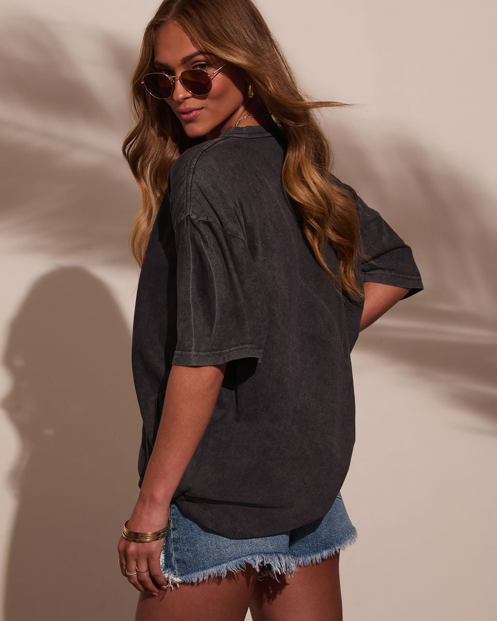 Highway Honey Short Sleeve Graphic Tee-Vogue Logic