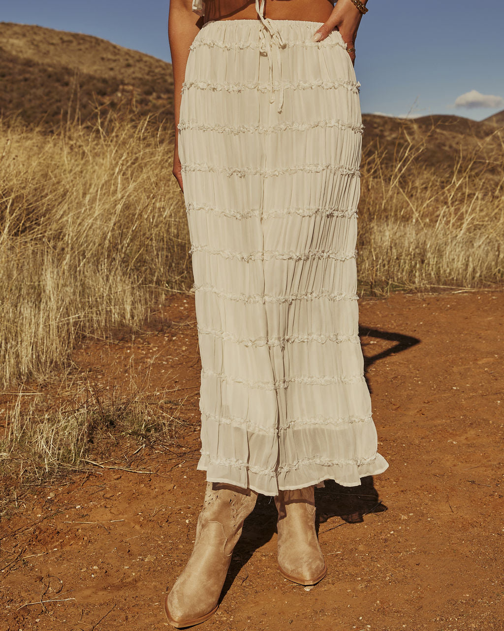 Celestial Haven Chiffon Maxi Skirt-Vogue Logic