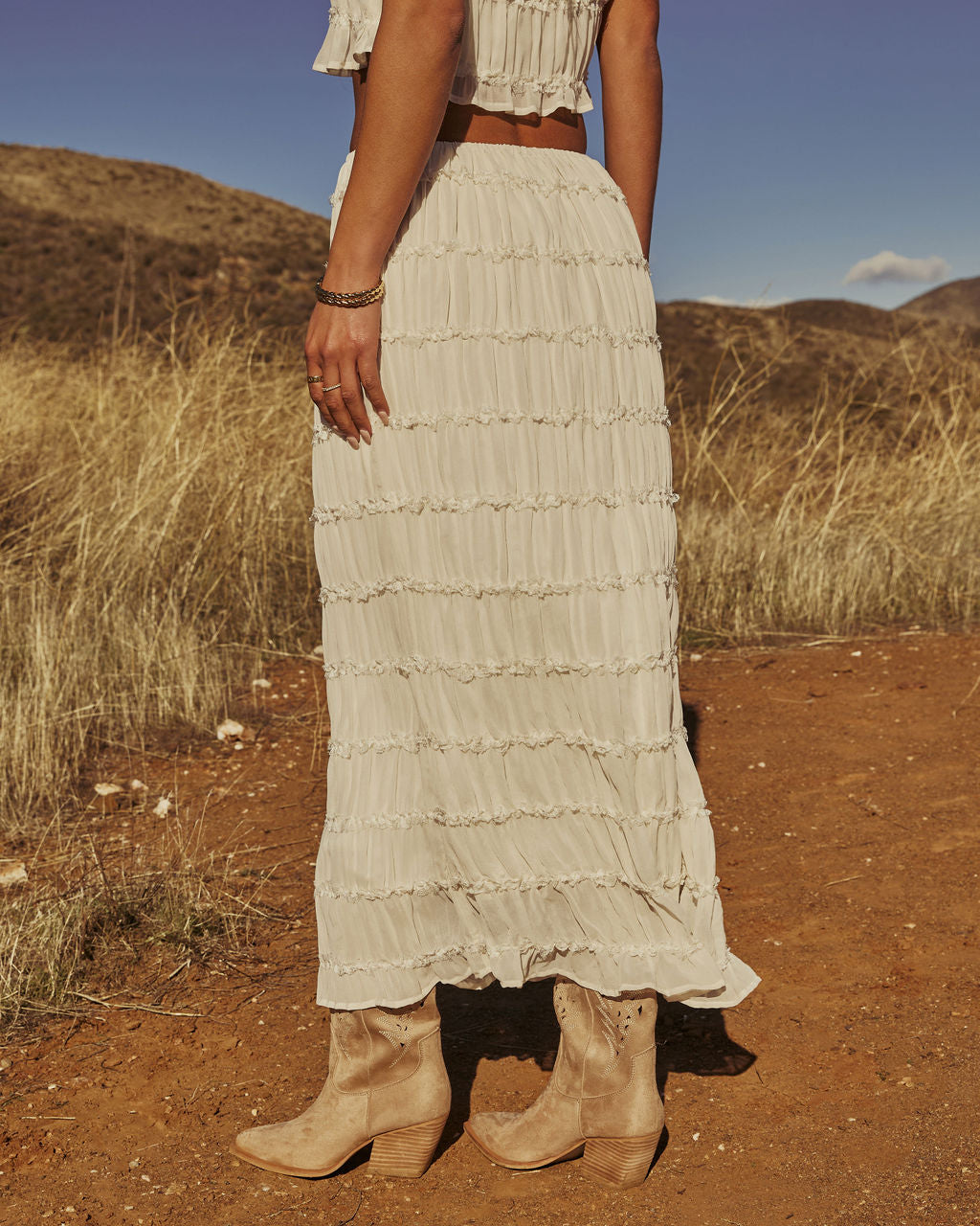 Celestial Haven Chiffon Maxi Skirt-Vogue Logic
