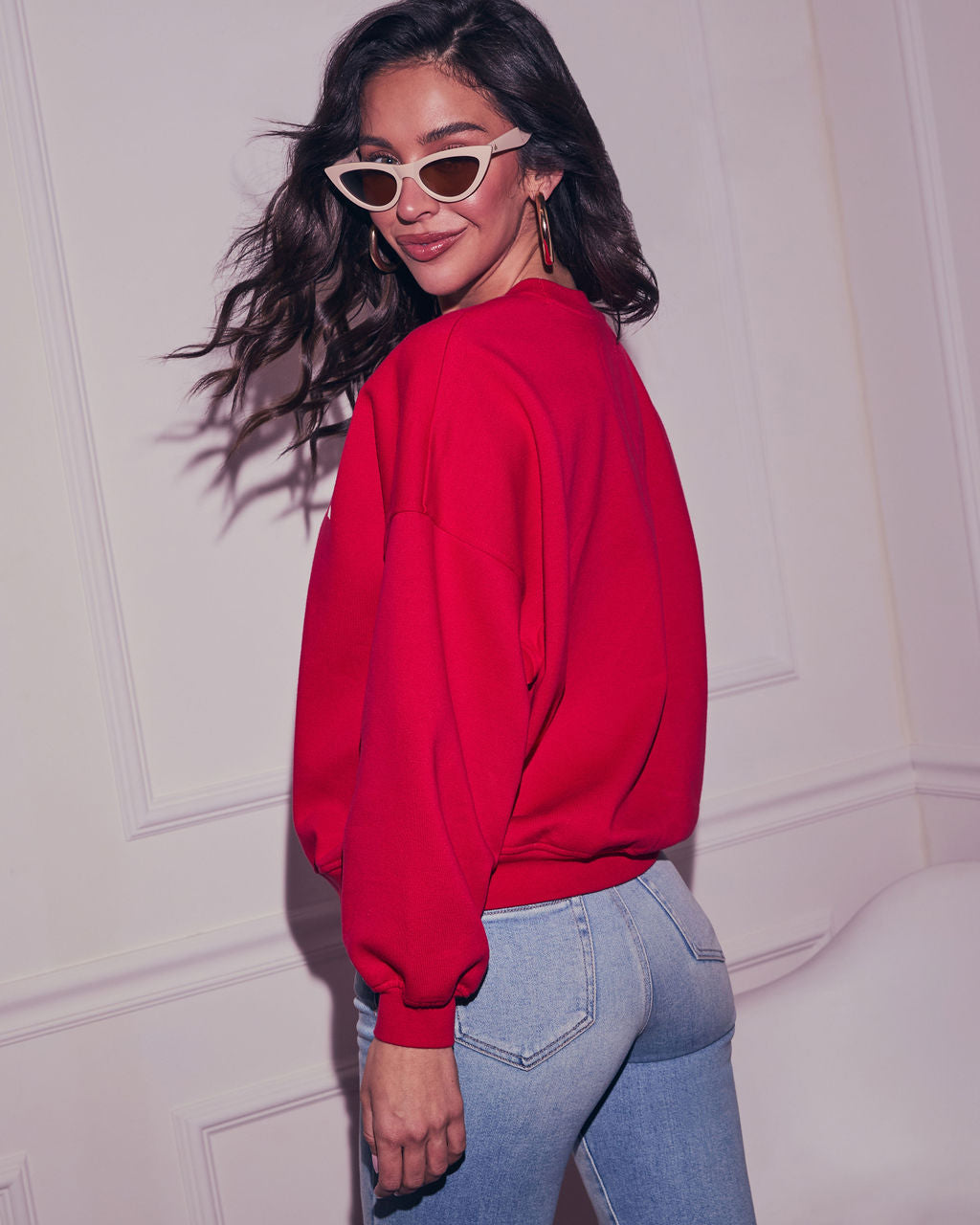 Sweet Amour Graphic Sweatshirt-Vogue Logic