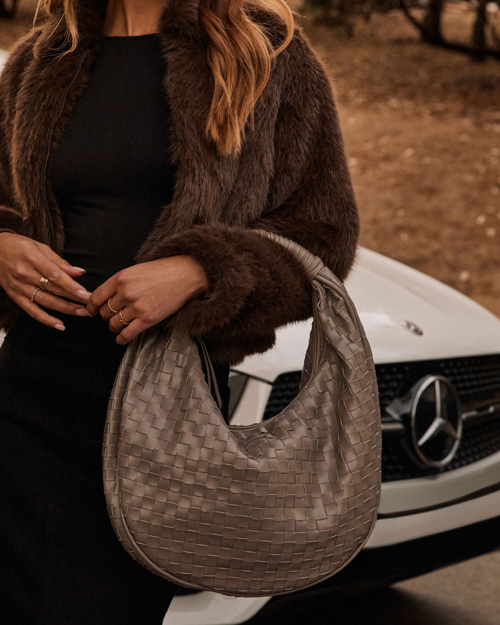 Alania Woven Leather Tote-Vogue Logic