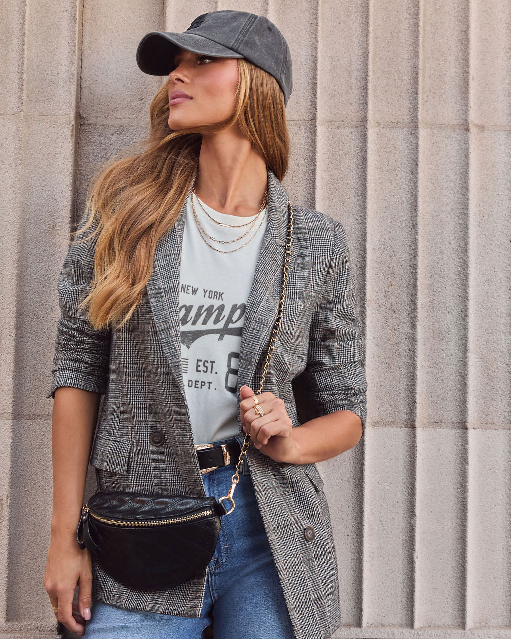 Jenny Faux Leather Belt Bag-Vogue Logic